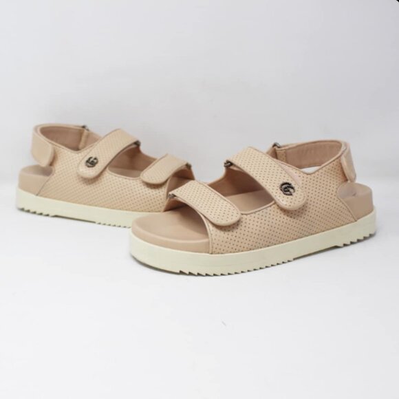 *ON SALE* Gucci #51145 Double G Slingback Sandals Size 38 - Picture 1 of 9